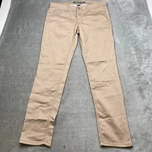Jordache Skinny Jeans Women's 10 Khaki Denim Mid-Rise Strretch Zip Fly Classic - Picture 1 of 14
