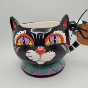 Blue Sky KAFFEETASSE Katze Tasse groß Neu Tee Arthur Goldminc - Bild 1 von 6