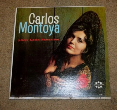 VINTAGE VINYL, "PLAYS LATIN FAVORITES," CARLOS MONTOYA, Pre-Owned (c) 1960s - Image 1 of 4