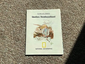 Vintage 1980 National Geographic Close-Up Canada Quebec/Newfoundland Map - Picture 1 of 8