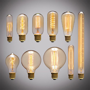 E27 40W Vintage LED Edison Bulbs Filament Light Home Decor Warm White Retro Lamp