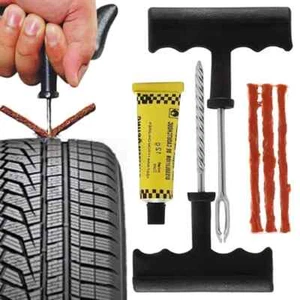 Car Motorcycle Bike Tire Repair Tools Kit Tyre Puncture Repairing Tools Repair - Picture 1 of 33