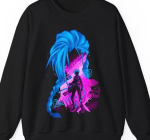League of Legends Gaming Sweatshirt Arcane anime Anime Merch Men Clothing Womens - Picture 1 of 7