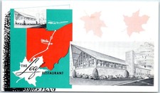 Mount Gilead, Ohio Cartão Postal a folha Restaurante sohio Posto De Gasolina Na Estrada Década De 1960