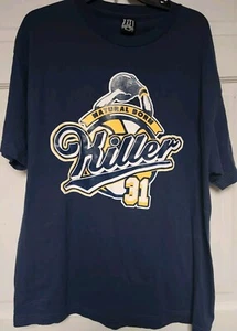 VTG Y2K Bonadife Icon NBA Natural Born Killer #31 XL Tee Reggie Miller IN Pacers - Picture 1 of 4