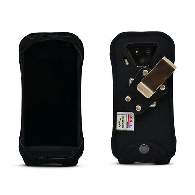 Estuche Ajustable Kyocera DuraForce Ultra 5G Negro Nylon Extraíble Clip para Cinturón Foto 1 de 4