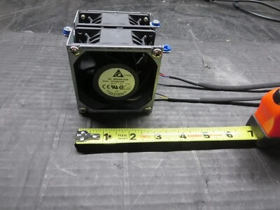 Delta Electronics, PFC0812DE, Blower Assy, DC12V, 1.86A, Brushless, 2 Per Assy. - Image 1 of 4