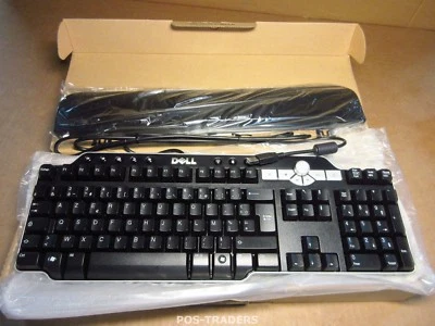 DELL DJ348 MultiMedia Tastaur Keyboard French FR AZERTY USB, Schwarz NEW - Bild 1 von 4
