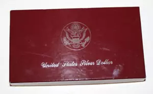 (1) 1984 S US Olympic $1 Commemorative Proof Silver Dollar Coin w/ Box& COA - Picture 1 of 4