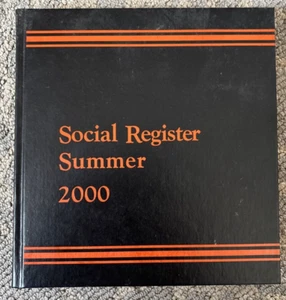 SOCIAL REGISTER 2000 - May & Summer 2000 Vol. CXIV - Picture 1 of 12