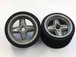 Revolution Bearing Wheels Silver Jap 46 Tyres V12 Banger Stock 1300 Kamtec   - Picture 1 of 6
