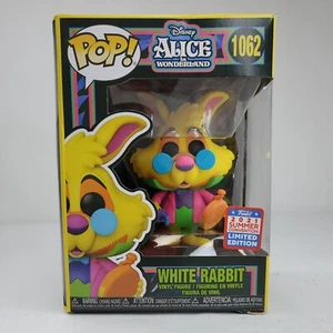 Funko Pop Disney SDCC Exclusive White Rabbit Vinyl Figur 1062 Blacklight - Bild 1 von 12