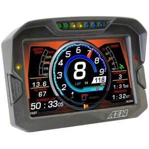AEM CD-7G Carbon Non-Logging Digital Racing Dash Display w/ Internal GPS 30-5702 - Picture 1 of 10