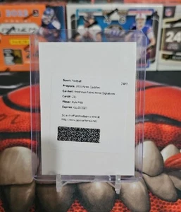 2021 Certified Kyle Pitts #211 Freshman Fabric Mirror Signatures RPA SP ✅️✅️✅️ - Picture 1 of 1
