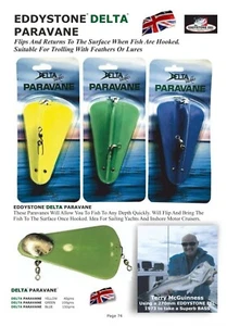 PARAVANE DELTA , TROLLING, 40, 100 or 150g. THE BEST! STAINLESS ATTACHMENTS! - Picture 1 of 15