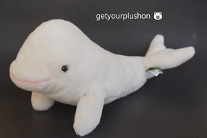 WILD REPUBLIC WHITE BELUGA WHALE 17" PLUSH - Picture 1 of 2