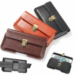 Luxus Handy Tasche Leder Gürtel Paket Holster Case Cover für Apple iPhone - Bild 1 von 27