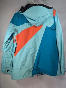 Volcom - Womens Insulated Snowboard Jacket - Teal/Blue/Orange - Size Small - Picture 1 of 9