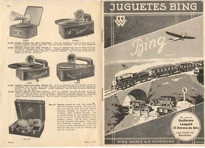 catalogo BING JUGUETES 1931/32 Ferrocarriles Via O 35 mm etc.    SP   aa Foto 1 de 3