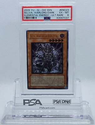 YUGIOH EEN-EN023 SILLVA, WARLORD OF DARK WORLD ULTIMATE PSA 6 EX-MT #43587037 - Image 1 of 4