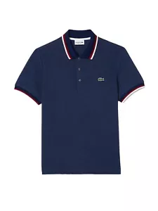 Lacoste Herren Regular Fit Stretch Mini Piqué Polo in Dark Indigo PH3461-51 3GF - Bild 1 von 1