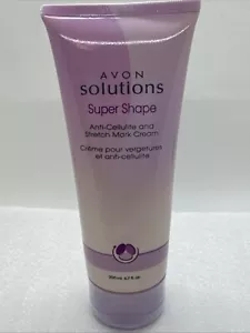New Sealed Avon Solutions Super Shape Anti-Cellulite & Stretch Mark Cream 6.7 oz - Picture 1 of 5