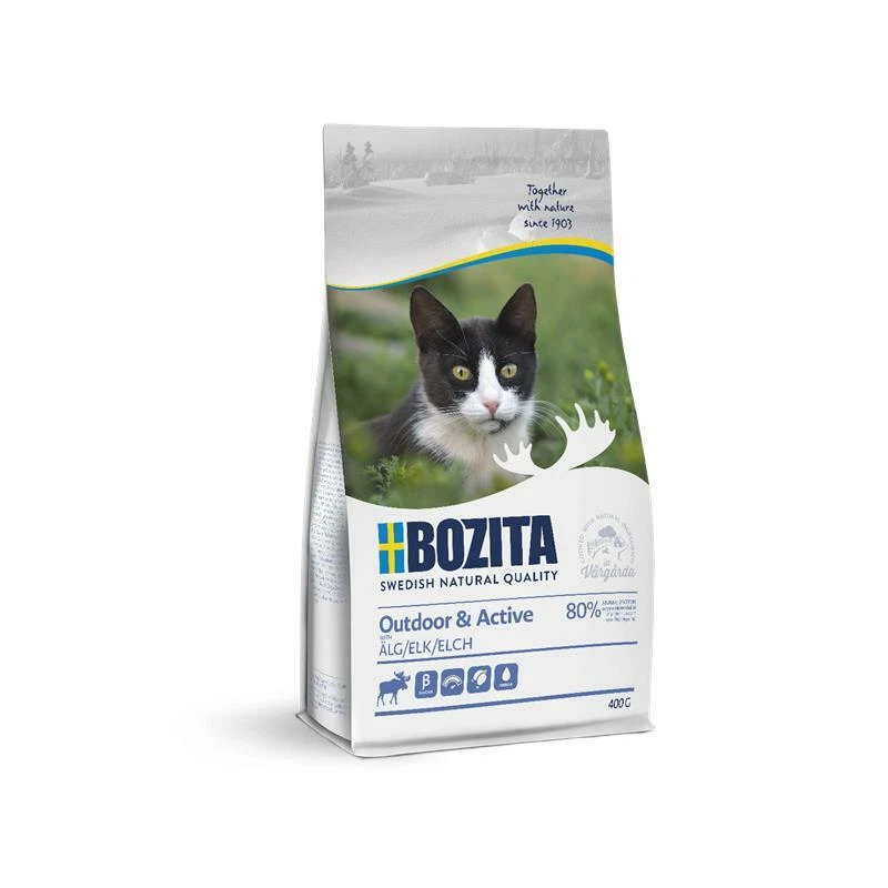 Bozita Outdoor & Active Elk | 400g Katzenfutter trocken - Bild 1 von 1