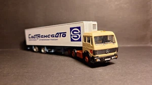 Mercedes with frigo trailer 1:87 Sovtransavto handmade - Picture 1 of 12