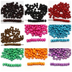 500PCS 6mm Wood Beads - Round Natural Wooden Beads for Jewelry Make Multi-Colour - Picture 1 of 33