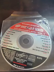 SC8252 HEADBANGERS SOUND WAHL KARAOKE CDG SELTEN SCHWER ZU FINDEN - Bild 1 von 1