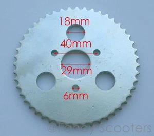 Rear Sprocket AE 48 Teeth for BF05T 8mm Chain FOR DUCATI STYLE POCKET BIKE STREE - Foto 1 di 5