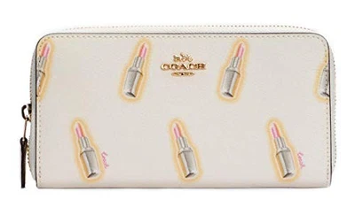Coach Women's Patent Crossgrain Leather Accordion Zip Wallet US Size: LJapan - Image 1 of 2