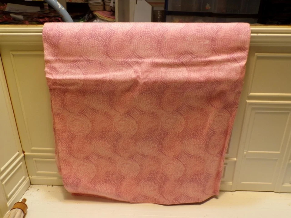 Tela-algodón-impresión geométrica rosa/púrpura sin marca 1 yarda, #3878 Foto 1 de 1