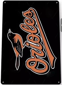 BALTIMORE ORIOLES TIN SIGN CAL RIPKEN JR MURRAY MUSSINA 12 X 18 Inch Large - Picture 1 of 1