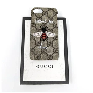 Gucci iPhone 7 Phone Case GG Blind For Love Bee - Picture 1 of 10