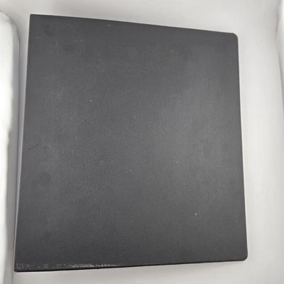 Vintage National Black 3 Ring Binder 68 989 Made In USA - Image 1 of 4