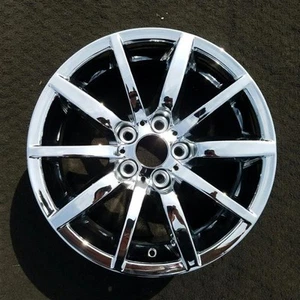 Rear BMW Chrome 328i 323i 335i OEM Wheel 17” 2008-2013 Factory Rim 71319 - Picture 1 of 8