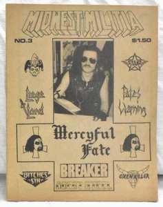 MIDWEST MILIZ - #3 FANZINE 1984 - BARMHERZIGES SCHICKSAL - SCHICKSALSWARNUNG - STARZ - OOP - Bild 1 von 2