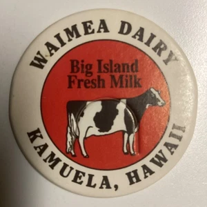 Vintage Waimea Dairy Kamuela Hawaii POG Milk Cap 1993 NEW Big Island Fresh Milk - Picture 1 of 2