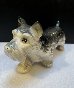 Statuina Scottish Terrier in ceramica vintage *imperfezioni, vedi foto - Foto 1 di 9