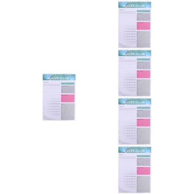  5 Pieces Wochenplaner Tagesplaner Täglicher Notizblock Zeitplanplaner - Bild 1 von 4