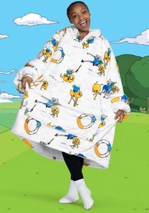 The Oodie Adventure Time Erwachsene Einheitsgröße Oodie mit Kissenbezug - Bild 1 von 4