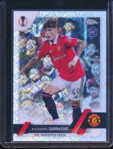 ALEJANDRO GARNACHO 2022-23 TOPPS CHROME UEFA CLUB TOPPSFRACTOR REFRACTOR RC /52 - Picture 1 of 2