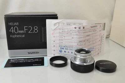 Excellent Voigtlander Heliar 40mm F/2.8 VM Lens for Leica M w/Box♪♪#6387EX - Image 1 of 4