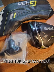 Controlador PING G430 MAX 10K cabezal de 10,5 grados solo con cubierta de cabeza - Imagen 1 de 8