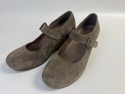 Dansko Mary Jane Sandra Suede Wedge Shoes Women's Size 42 EU 11/11.5 US Buckle - Image 1 of 4