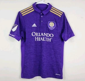 Orlando City MLS 2017-2018 Adidas Soccer Jersey Purple Youth Size L - Picture 1 of 17