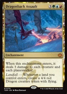 1 x Dragonback Assault - Tarkir: Dragonstorm - NM-Mint - MTG - Picture 1 of 1