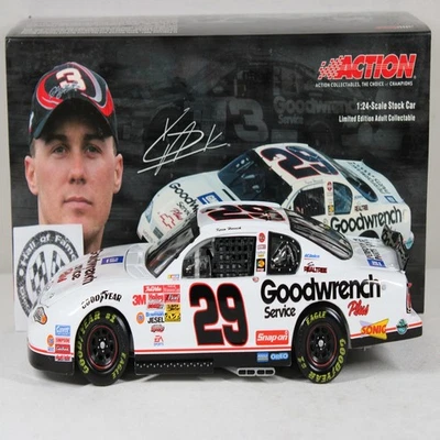 KEVIN HARVICK 2001 ACTION #29 GOODWRENCH BLACK CHEVY MEGA XRARO! - Imagem 1 de 4