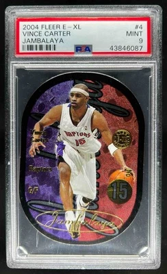 2004-05 Skybox E-XL Vince Carter Jambalaya #4 J Raptors PSA 9 - Image 1 of 2